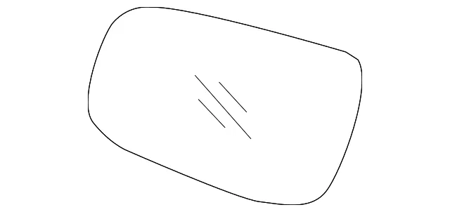 Mirror Glass - Driver's Side (LH) - Kia (87611-A9110)