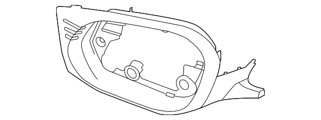 Mirror Housing - Kia (87615-CV000)