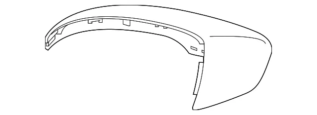 Mirror Cover - Driver's Side (LH) - Kia (87616-3R000)