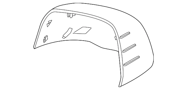 Mirror Cover - Kia (87616-R0010)