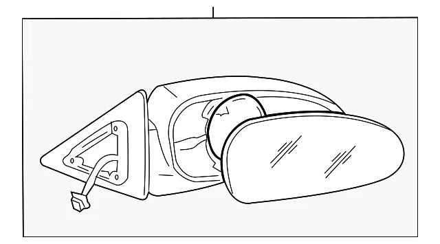 Mirror Assembly - Kia (87620-2G110)