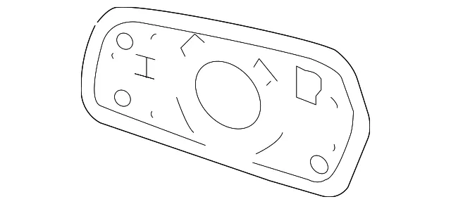 Mirror Glass - Kia (87621-2G410)
