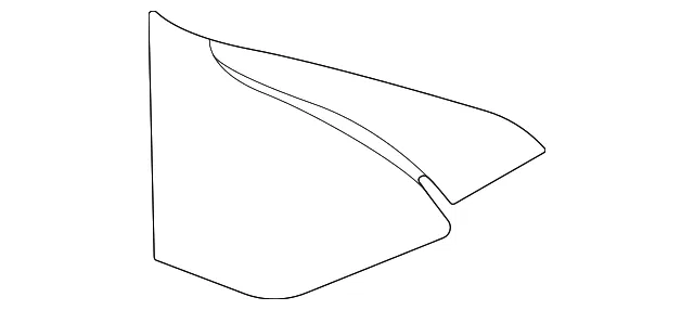 Glass Frame - Kia (87625-K0020)