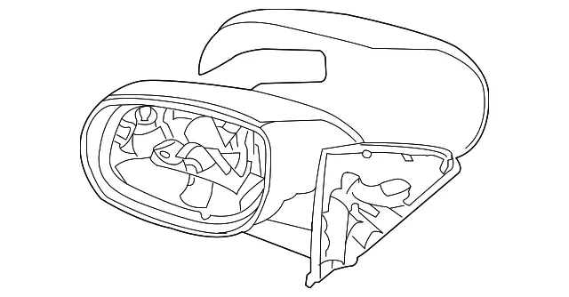 Mirror Cover - Kia (87626-1M000)