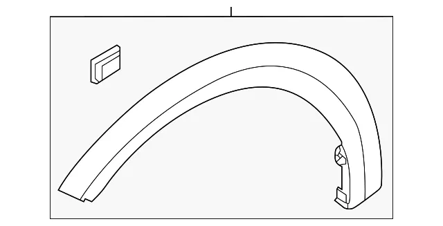 Wheel Opening Molding - Kia (87711-AT000)