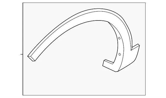 Wheel Opening Molding - Kia (87711-R5500BKL)