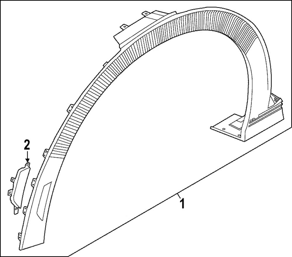 Wheel Opening Molding - Kia (87711-XG000)
