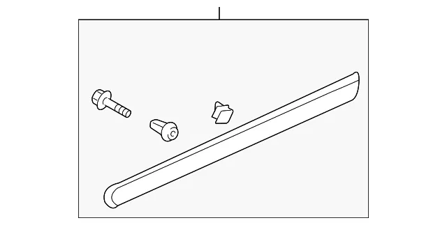Body Side Molding - Passenger Side (RH) - Kia (87712-4J000IM)