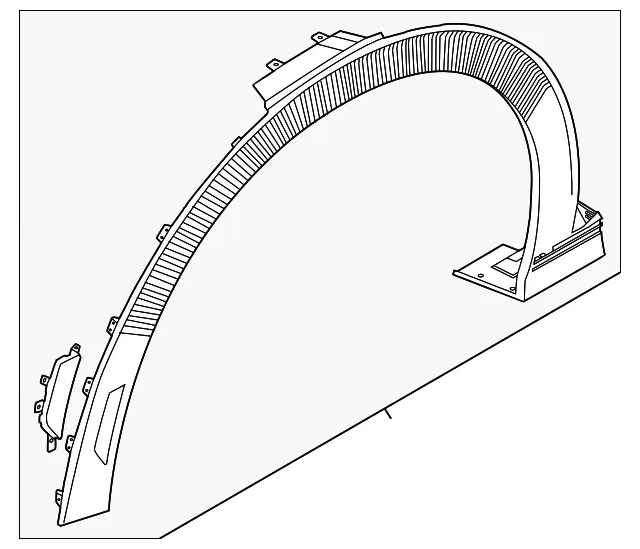 Wheel Opening Molding - Kia (87712-CV300)