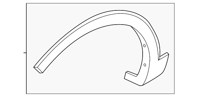 Wheel Opening Molding - Kia (87712-P2000)