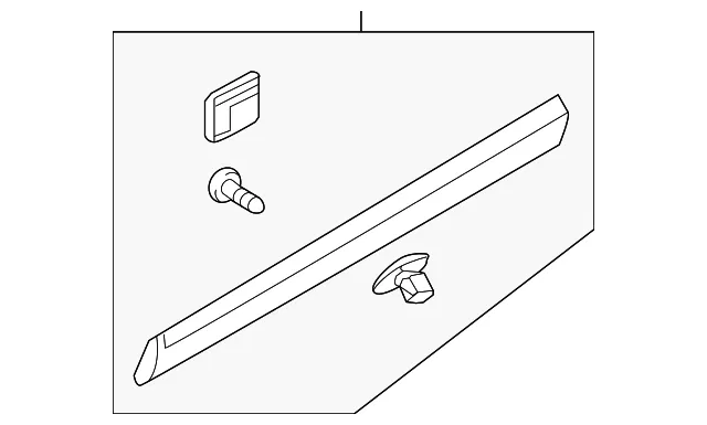 Body Side Molding - Driver's Side (LH) - Kia (87721-S9000)