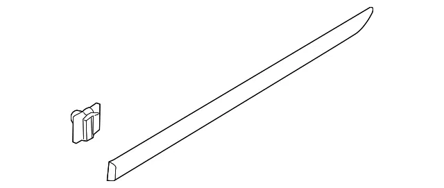 Body Side Molding - Passenger Side (RH) - Kia (87722-3T000)