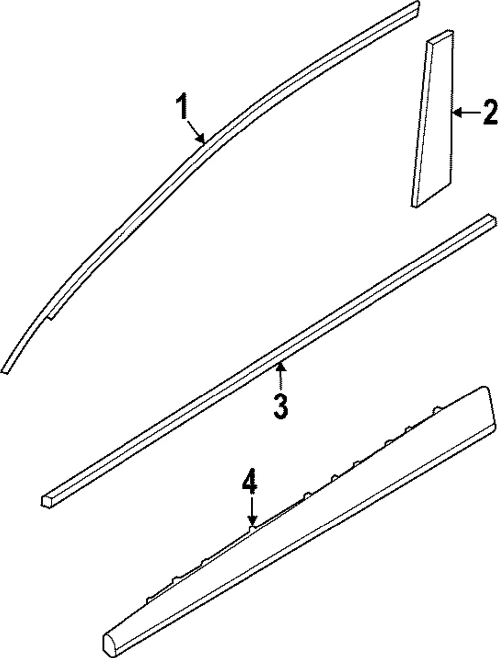 Lower Molding - Kia (87722-XG000)