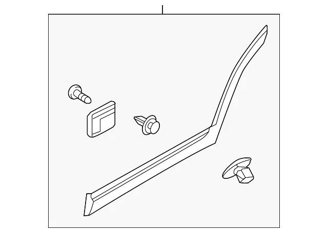 Body Side Molding - Kia (87731-C6100)