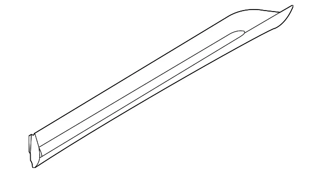 Body Side Molding - Kia (87732-R0000BKL)