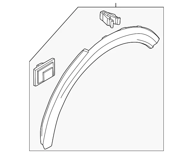 Wheel Opening Molding - Kia (87742-AT100)