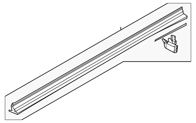 Rocker Molding - Kia (87751-CVDA0)