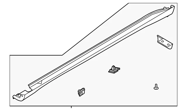 Rocker Molding - Kia (87751-K0GA0)