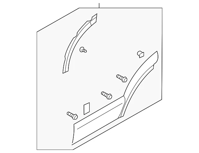 Body Side Molding - Passenger Side (RH) - Kia (87760-3E500)