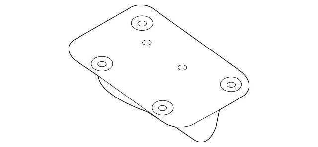 Rear Deflector - Passenger Side (RH) - Kia (87762-3T000)