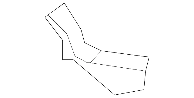 Rocker Molding Deflector - Driver's Side (LH) - Kia (87765-A7200)