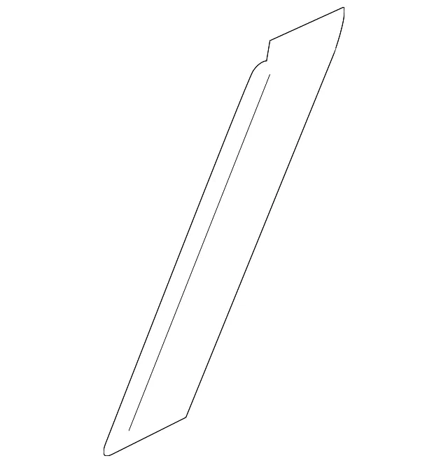 Molding - Passenger Side (RH) - Kia (87766-3F000)