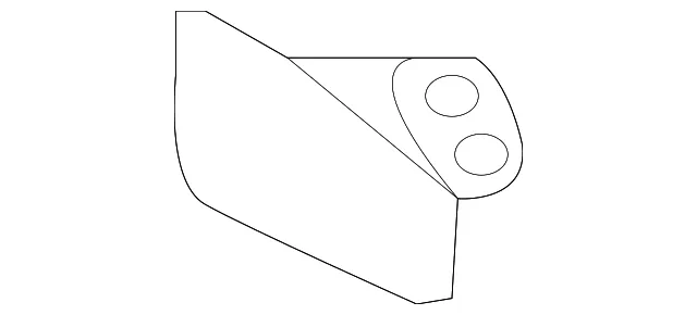 Rocker Molding Deflector - Passenger Side (RH) - Kia (87766-3R200)