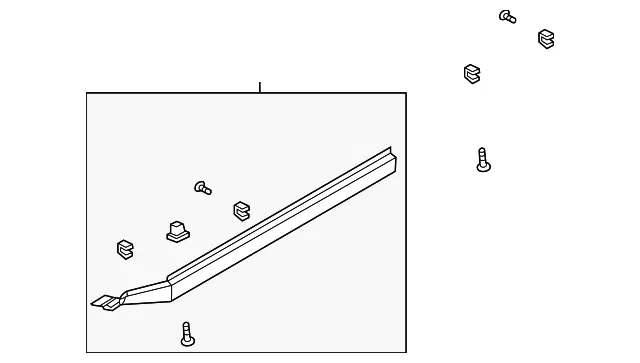 Rocker Molding - Kia (87770-3E000XX)