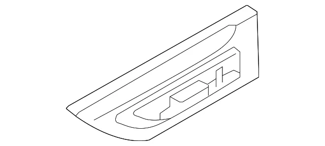 Trim Molding - Driver's Side (LH) - Kia (87771-E4000)