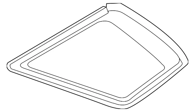 Quarter Glass - Driver's Side (LH) - Kia (87810-3E030)