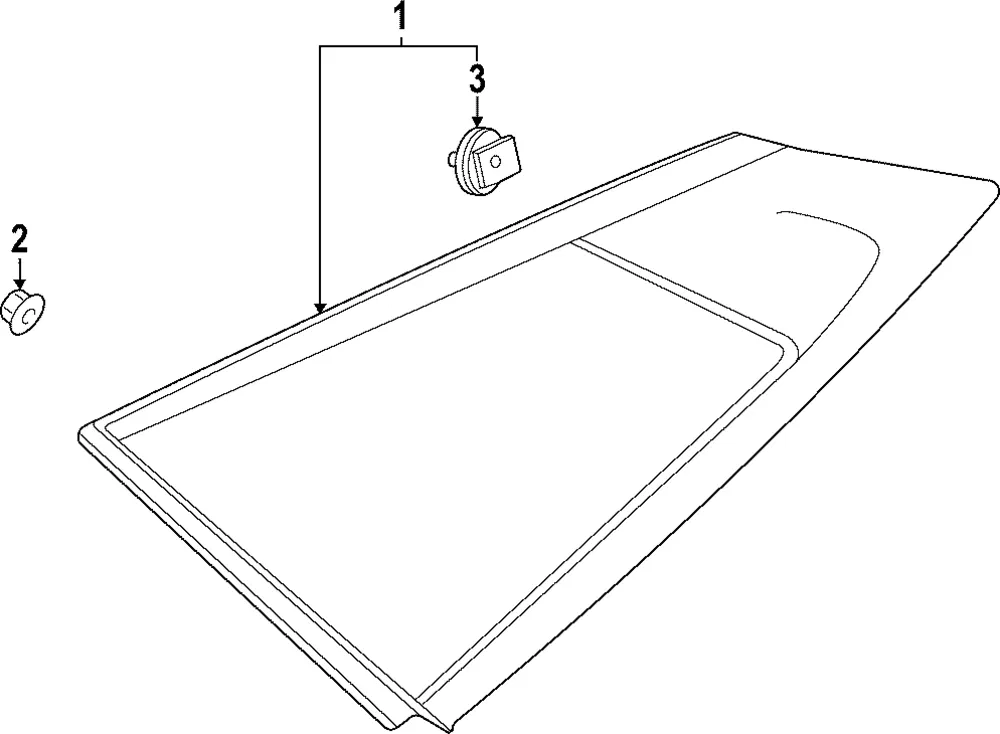 Quarter Glass - Kia (87810-DW000)