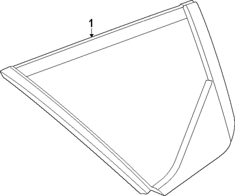 Quarter Glass - Kia (87810-GG310)