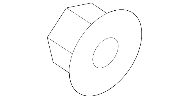 Quarter Glass Nut - Kia (87818-3N000)