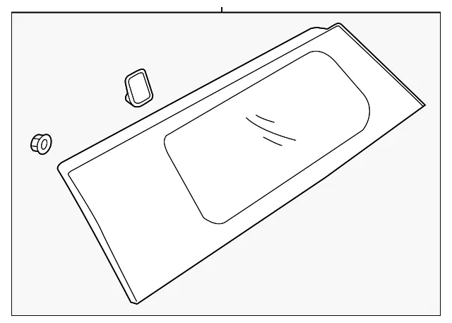 Quarter Glass - Passenger Side (RH) - Kia (87820-A9020)