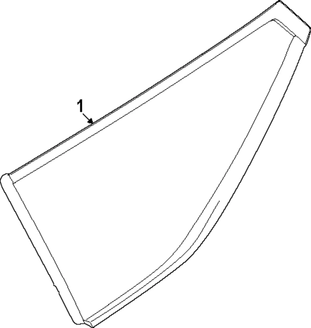Quarter Glass - Kia (87820-DO500)