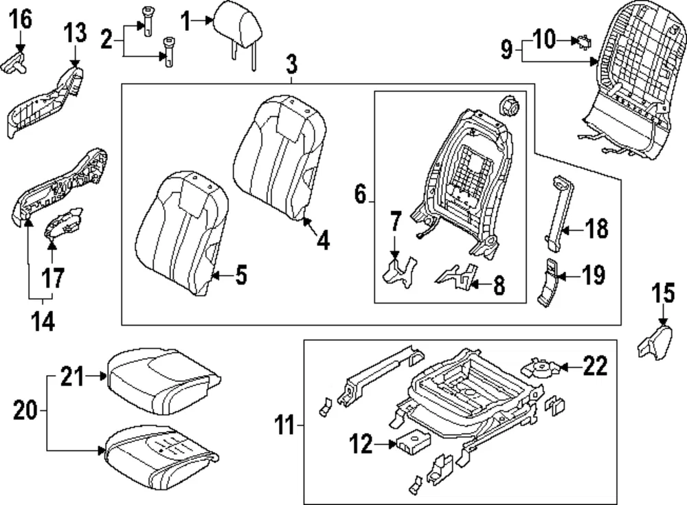 Recline Handle - Kia (88026-R0000OFB)