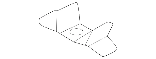 Folding Seat Latch Release Handle Bezel - Nissan (88621-5MP0A)