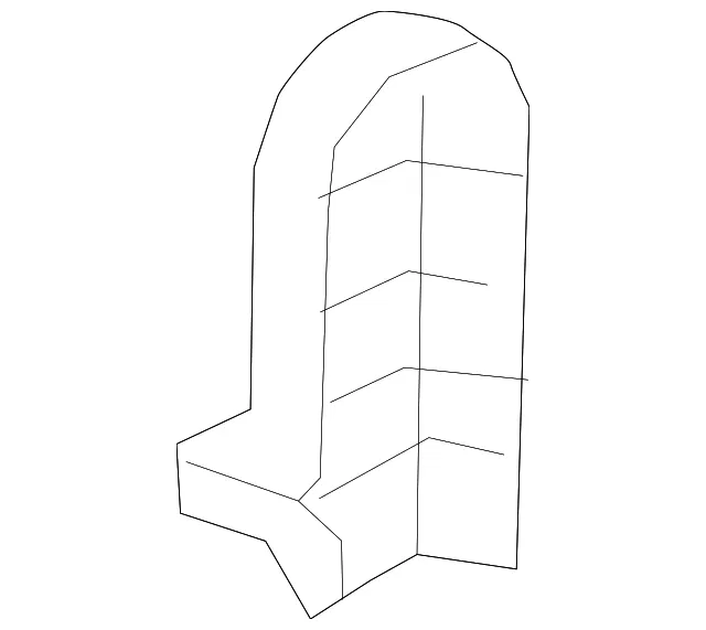 Hinge Cover - Driver's Side (LH) - Nissan (886A6-4CP1A)