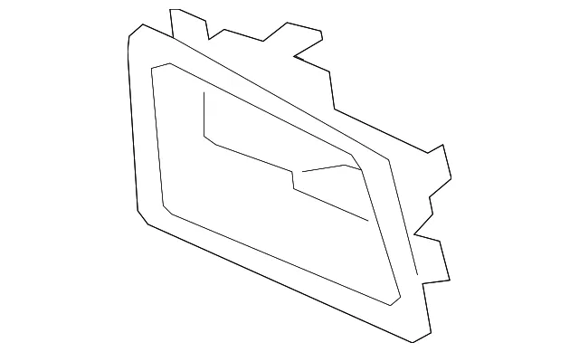Folding Seat Latch Release Handle Bezel - Nissan (88935-5AA0A)