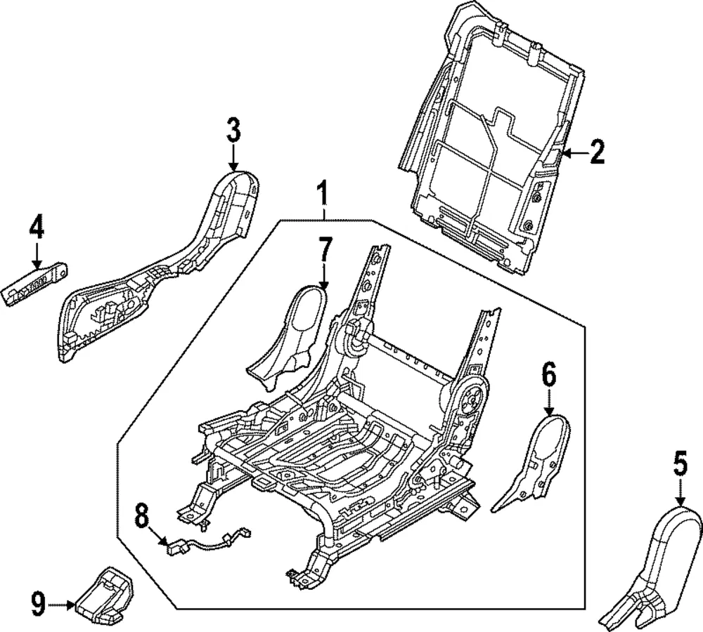 Recline Handle - Kia (89294-XG000WK)