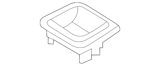 Folding Seat Latch Release Handle Bezel - Kia (89344-K0000)