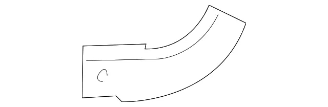 Hinge Cover - Passenger Side (RH) - Kia (89444-1U140H9)