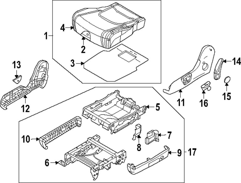 Hinge Cover - Kia (89698-R0200OFB)