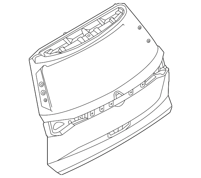 Back Door Assembly, Outer - Nissan (90150-6TA0A)