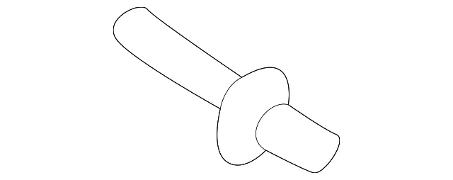 Spoiler Assembly Fastener - Mazda (902583208)