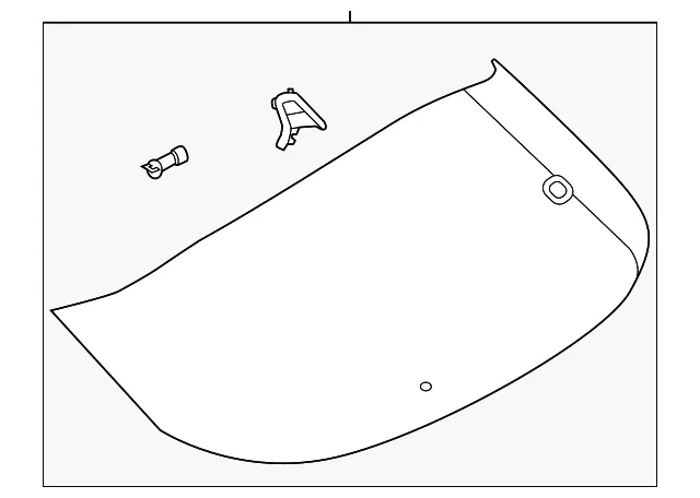 Lift Gate Glass - Nissan (90300-5MS1C)