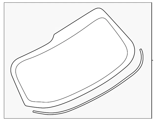 Lift Gate Glass - Nissan (90300-7BA0A)