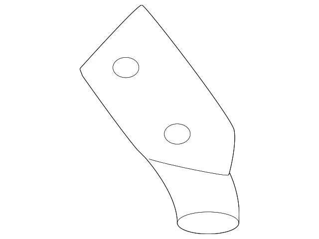 Lower Back Door Bracket Assembly, Right - Nissan (90476-7LF0A)