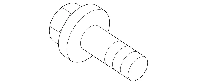 Bumper Impact Bar Bolt - Mazda (907860835)