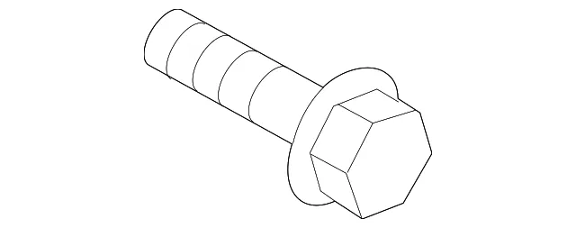 Door Window Division Bar Bolt - Mazda (907960608)
